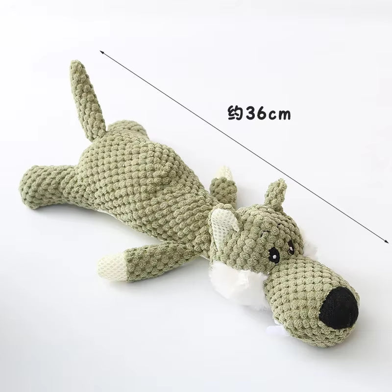 Squeaky Animal Plush Toys – Fun, Teething & Tooth-Cleaning in One
